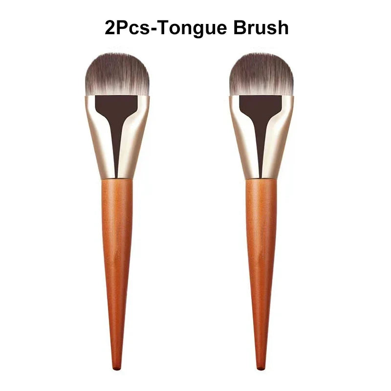 Ultra Thin Foundation & Contour Brush Set | Soft Blending