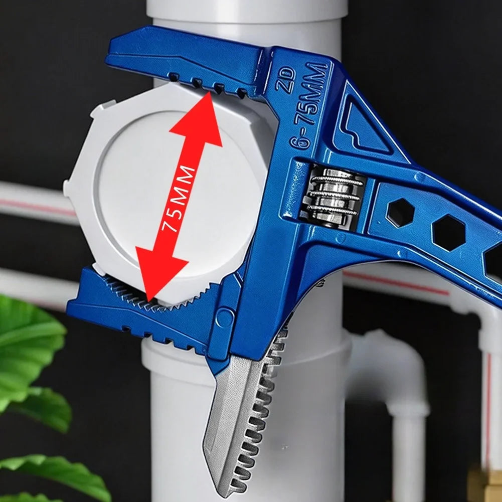 DAZZLEEX Adjustable Pipe Wrench – Bathroom Faucet & Nut Tool