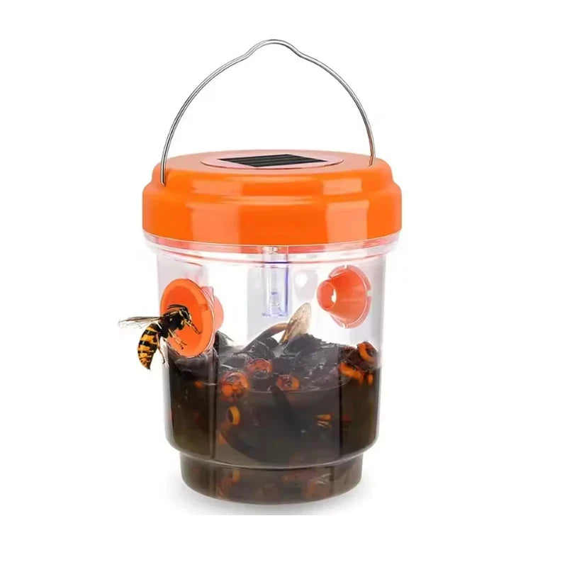 Solar Wasp & Insect Trap – UV LED Reusable Non-Toxic Bee Catcher