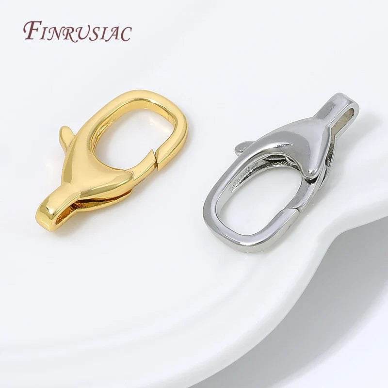 18K Gold Plated Mini Heart Lobster Clasp – DIY Jewelry Findings