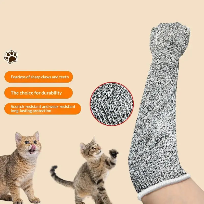 Scratch & Bite Resistant Pet Handling Gloves – HPPE, 1 Pair