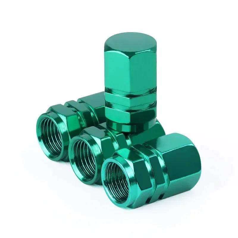 Aluminum Alloy Tire Valve Stem Caps – Anti-Rust, 11 Colors