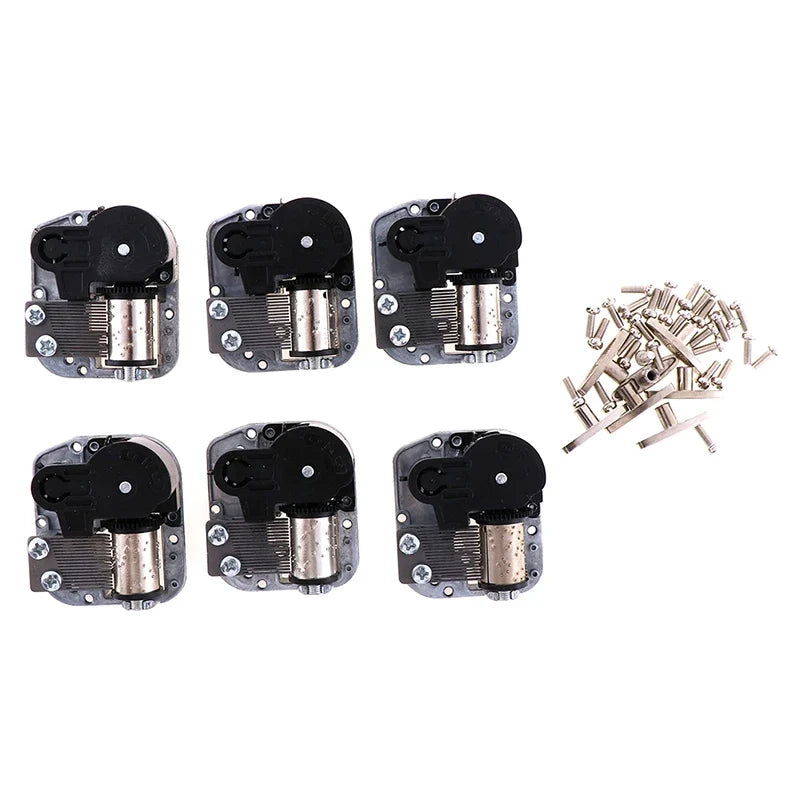 Sankyo 18-Note DIY Wind-Up Music Box Mechanical Movement + Key