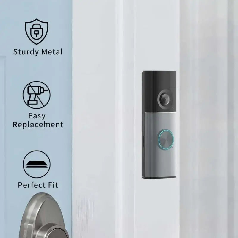Video Doorbell Metal Replacement Backplate | Screws & Anchors