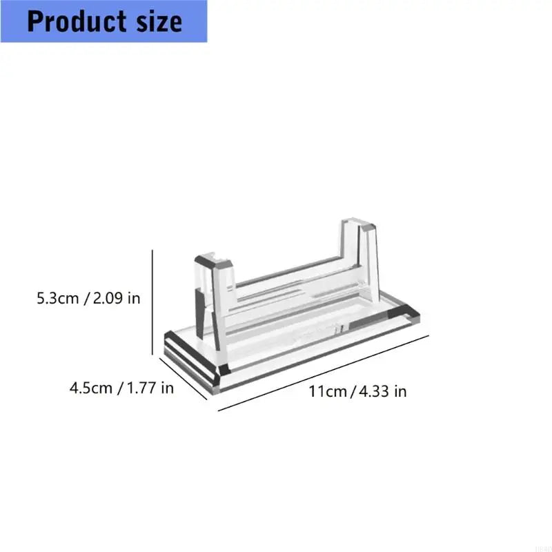 25-Pack Clear Acrylic Trading Card Stands for 35PT Cards