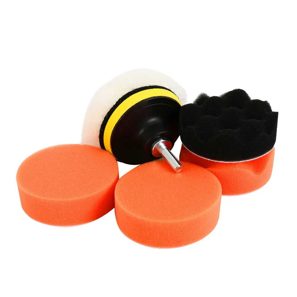 3" Car Polishing Buffing Pad Kit – 6 or 12 Pcs Sponge Set
