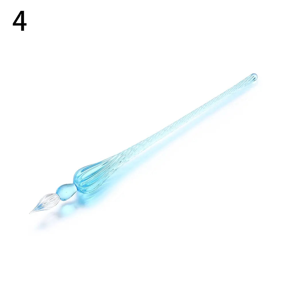 Vintage Glass Dip Pen for Calligraphy, Signature & Art