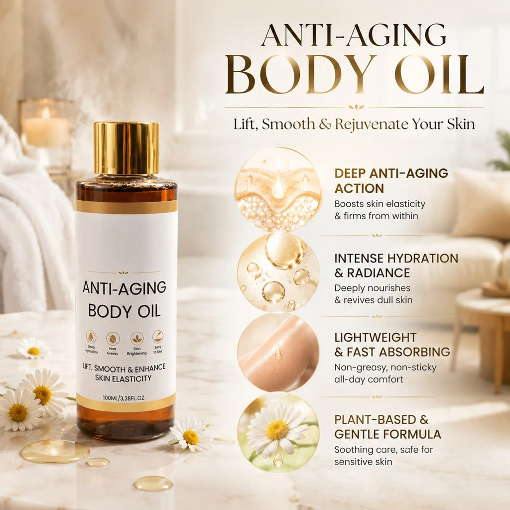 Firming Body Oil – Lightweight Hydrating Moisturizer for Dry Skin