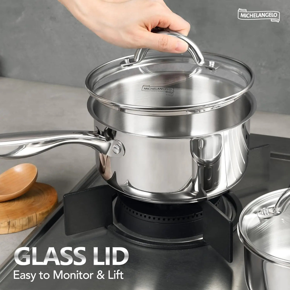 MICHELANGELO 304 Stainless Steel Soup Pot Set – All Stoves