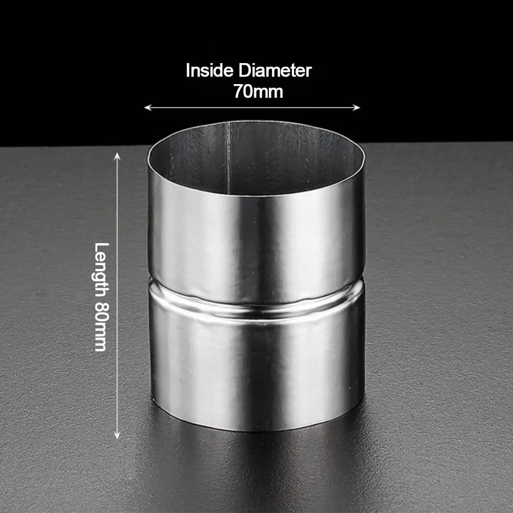 Stainless Steel Straight Pipe Joint Adapter 51mm–102mm