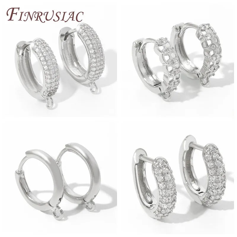 Rhodium Plated Earring Hooks & Clasps – DIY Jewelry Findings