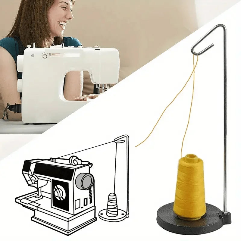 Cone Thread Spool Stand for Sewing Machine – Plastic Base