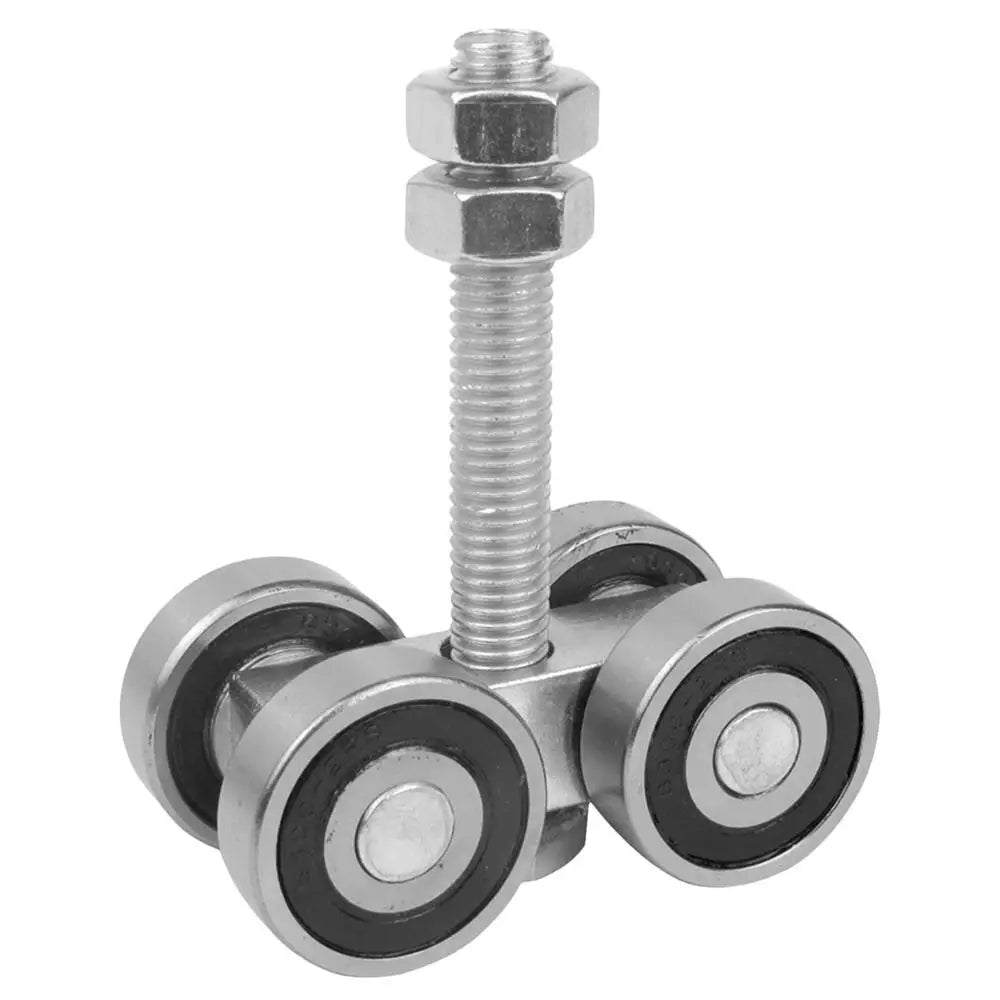 Heavy Duty 4-Wheel Barn Door Trolley Roller – Steel Hardware