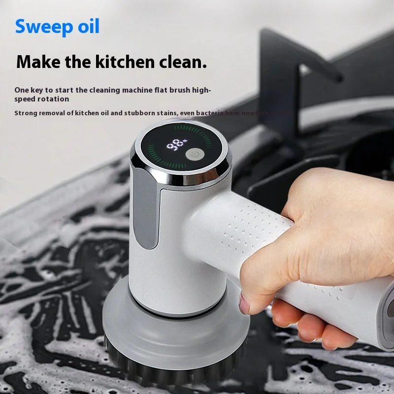 Q2 Wireless Electric Cleaning Brush – Multifunctional Scrubber