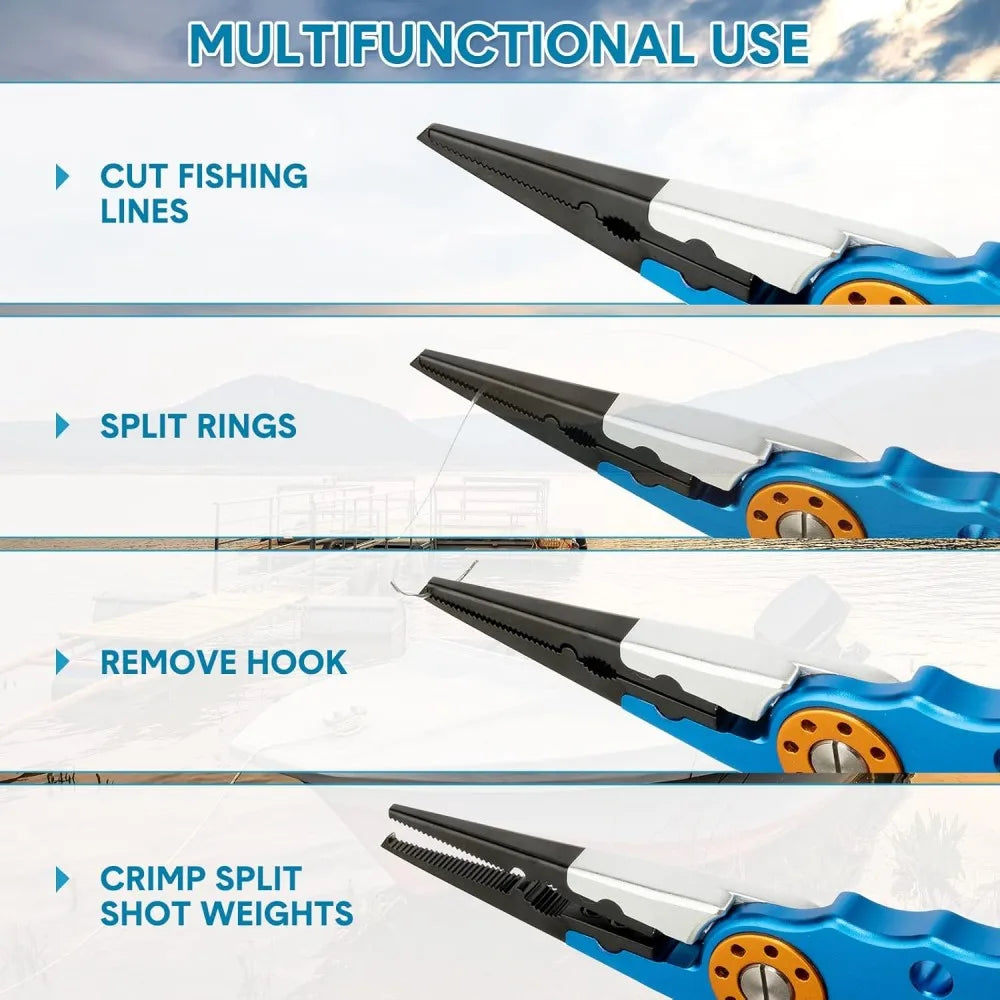 Aluminum Fishing Pliers Multifunctional Tool Set | Nixie