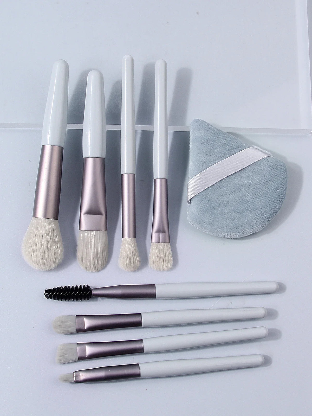9-Piece Makeup Brush Set – Foundation, Blush & Eyeshadow