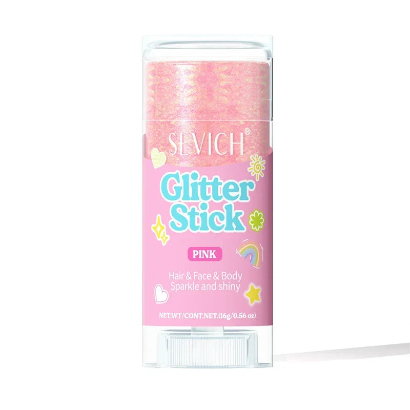 Sequin Body & Hair Glitter Gel Stick – 8 Colors Festival Makeup