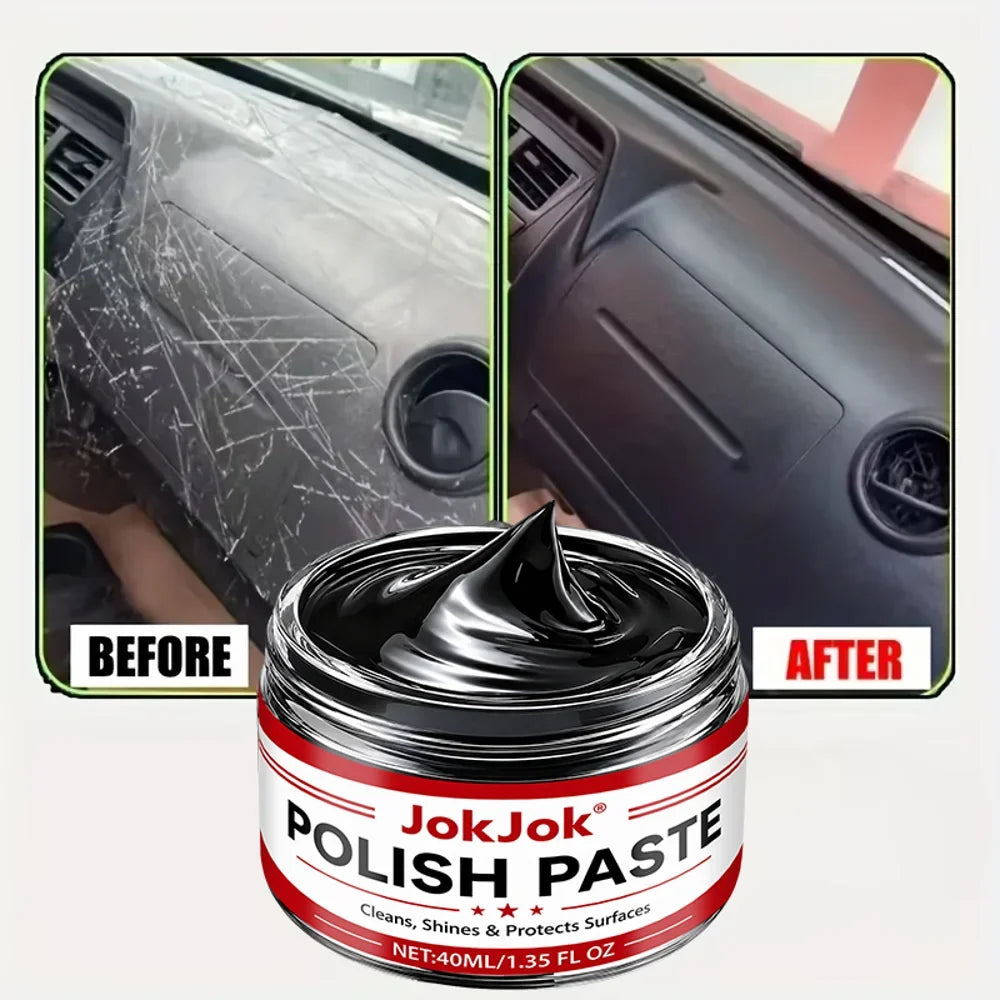 Car Scratch Repair Paste – Plastic & Leather Polishing Wax
