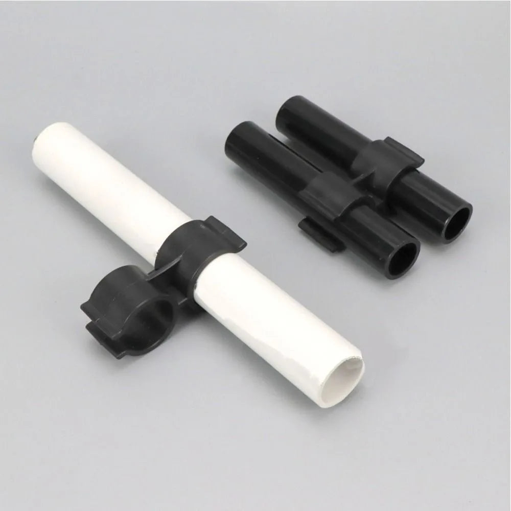 6pcs PVC Pipe Clamps 20/25mm Double U-Type Garden Irrigation