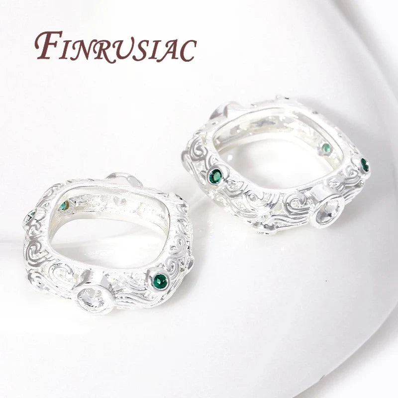 18K Gold Plated Zircon Square Bead Separators | DIY Jewelry