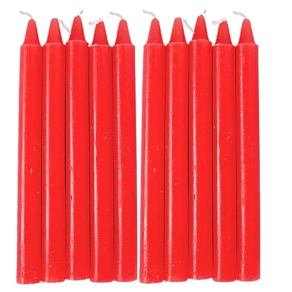 Taper Candles 10-Pack – Long Burning Wedding & Home Décor