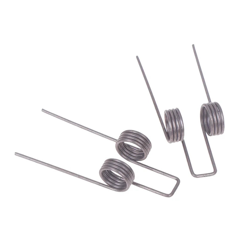 2PCS Double Torsion Spring 1.1mm Wire 10.5mm OD Steel Coil