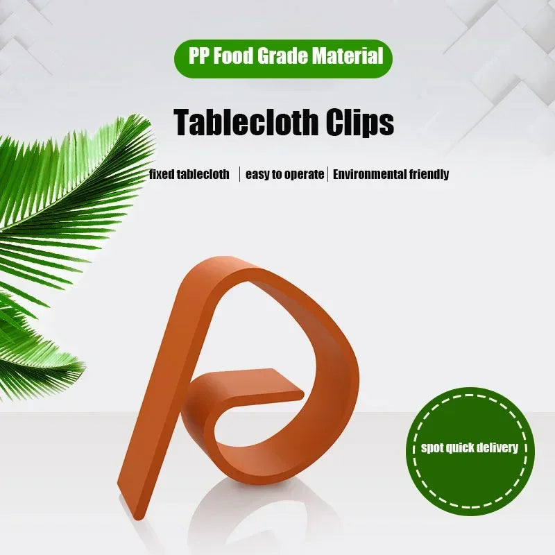 Plastic Tablecloth Clips Anti-Slip Table Cover Clamps Set of 3