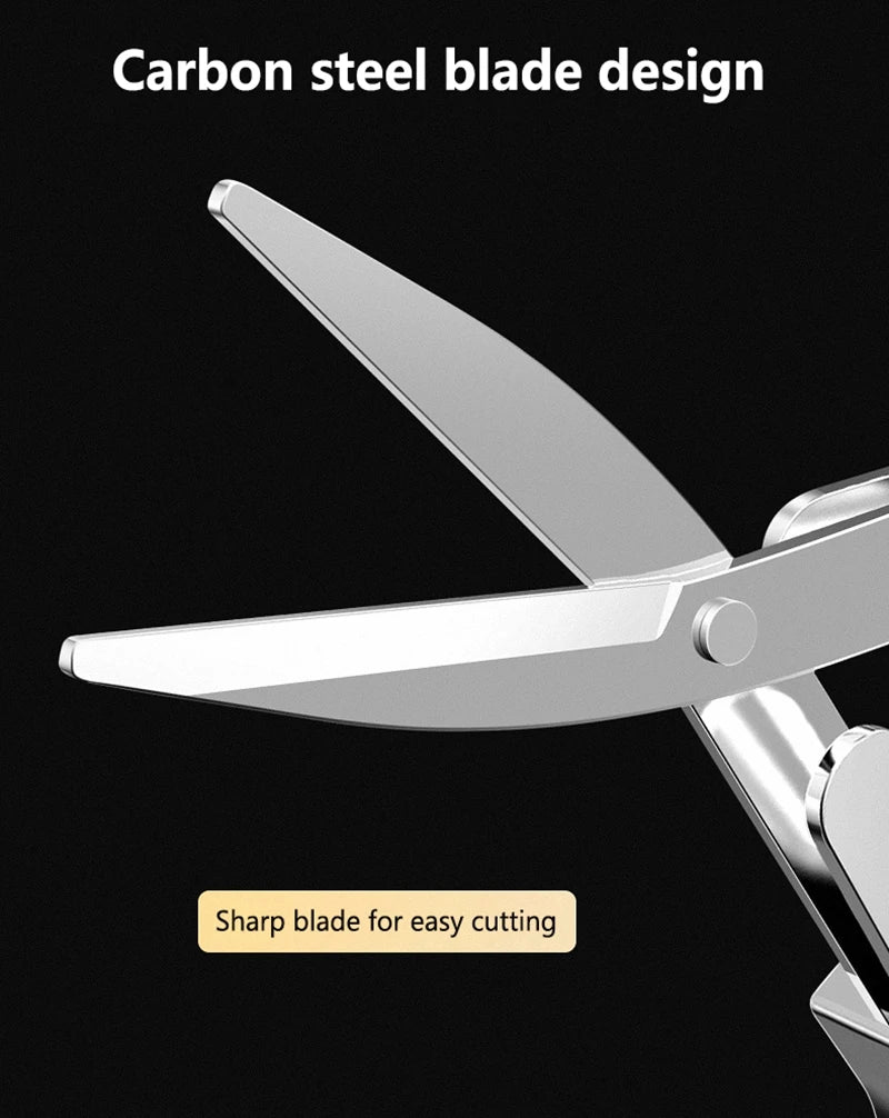Stainless Steel Folding Scissors – Portable Travel Cutting Tool