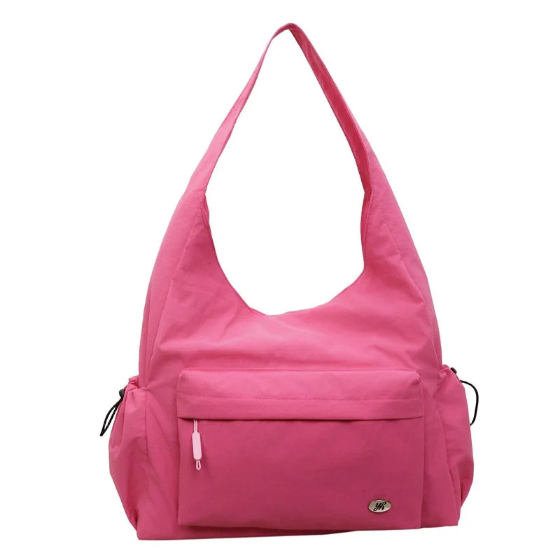 Women's Large Capacity Minimalist Nylon Tote Shoulder Bag