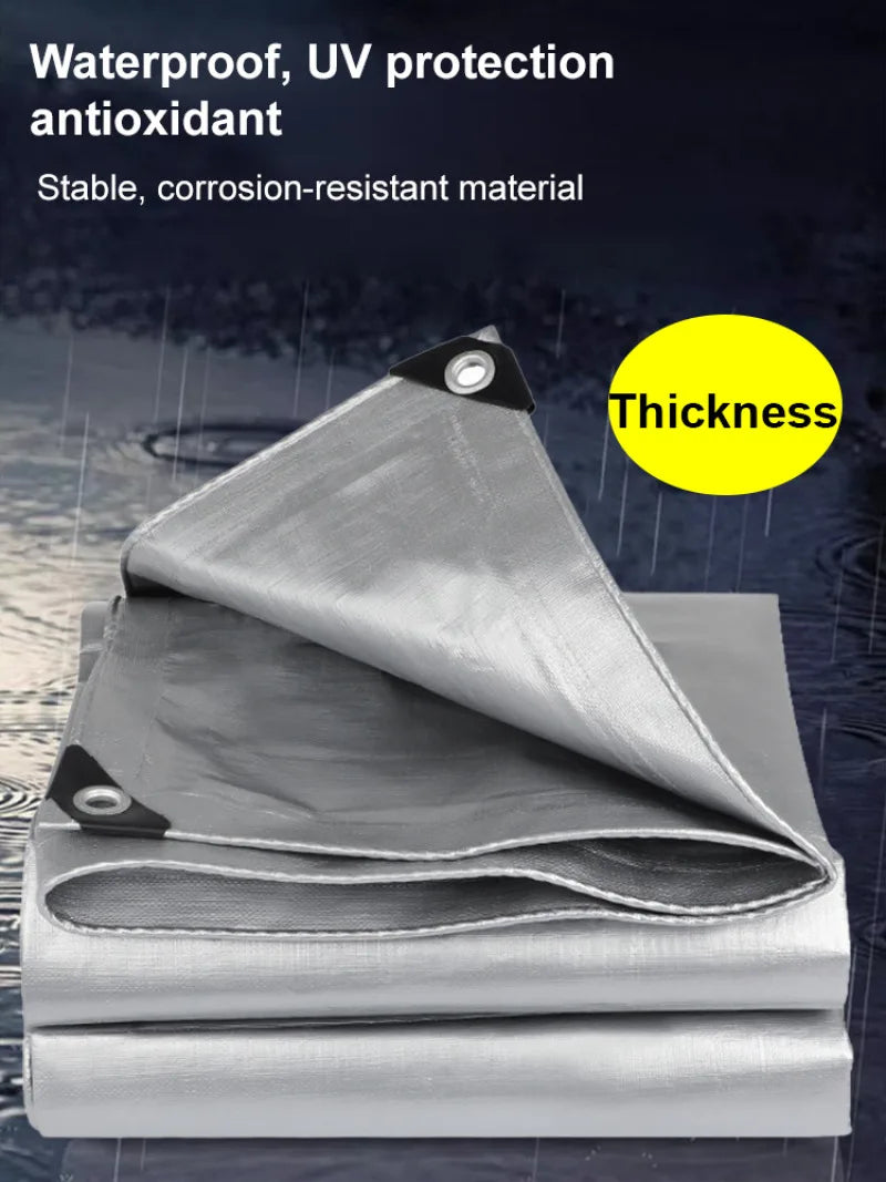 Waterproof PE Tarpaulin – UV & Tear-Resistant Outdoor Canopy
