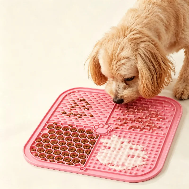 Silicone Pet Licking Mat Slow Feeder for Dogs & Cats