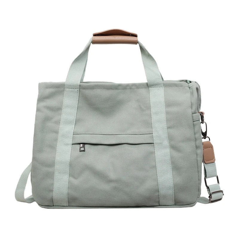 Large Canvas Tote Bag – Work, School & Travel Shoulder Bag