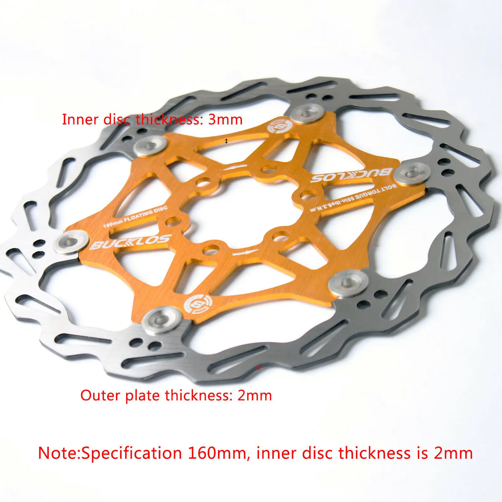 BUCKLOS Floating Disc Rotors 160/180/203mm – MTB Bike Brakes