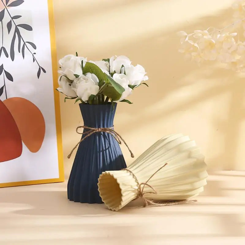 Pleated Origami Foldable Flower Vase | Modern Minimalist Décor