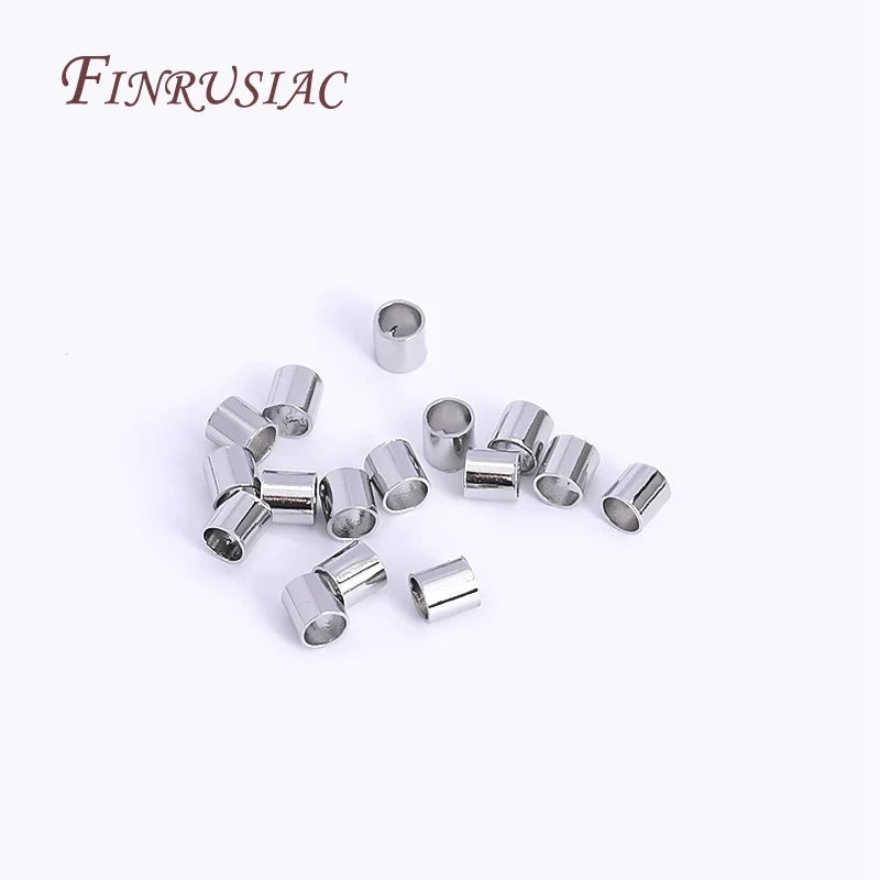 14K/18K Gold Plated 2mm Tube Crimp Beads | Jewelry Making
