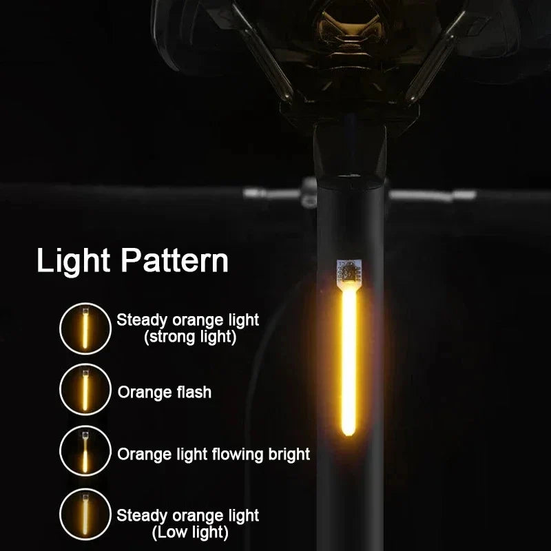 BUCKLOS LED Bike Tail Light – Rechargeable, IPX6 Waterproof