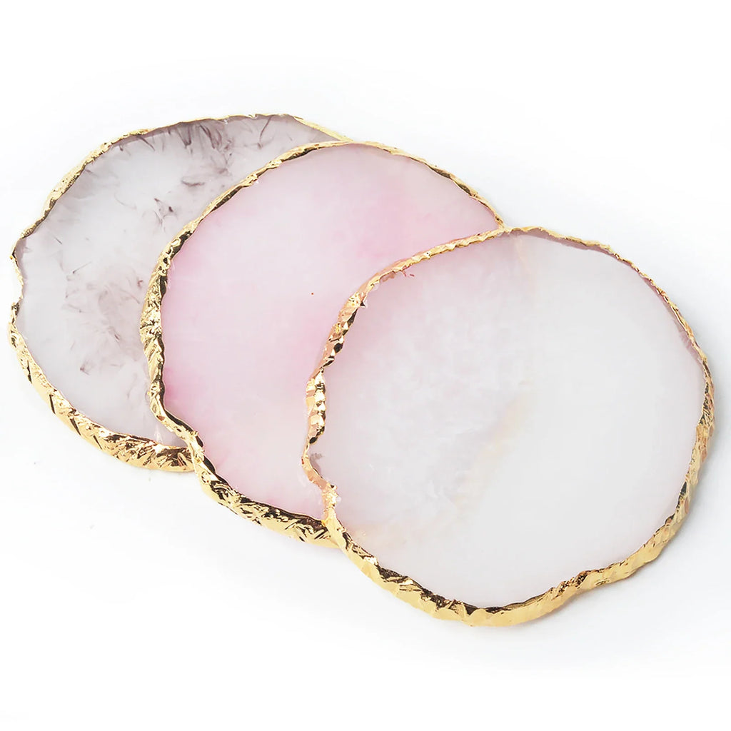 Round Resin Agate Nail Art Palette & Gel Polish Display Shelf