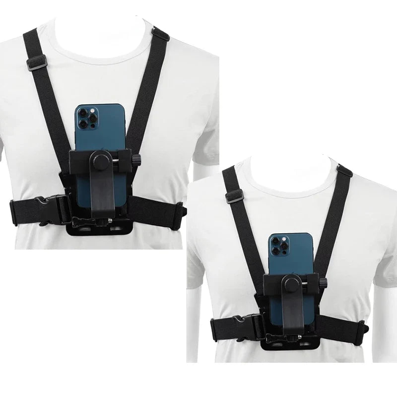 Smartphone Chest Mount Universal Holder – iPhone & Samsung
