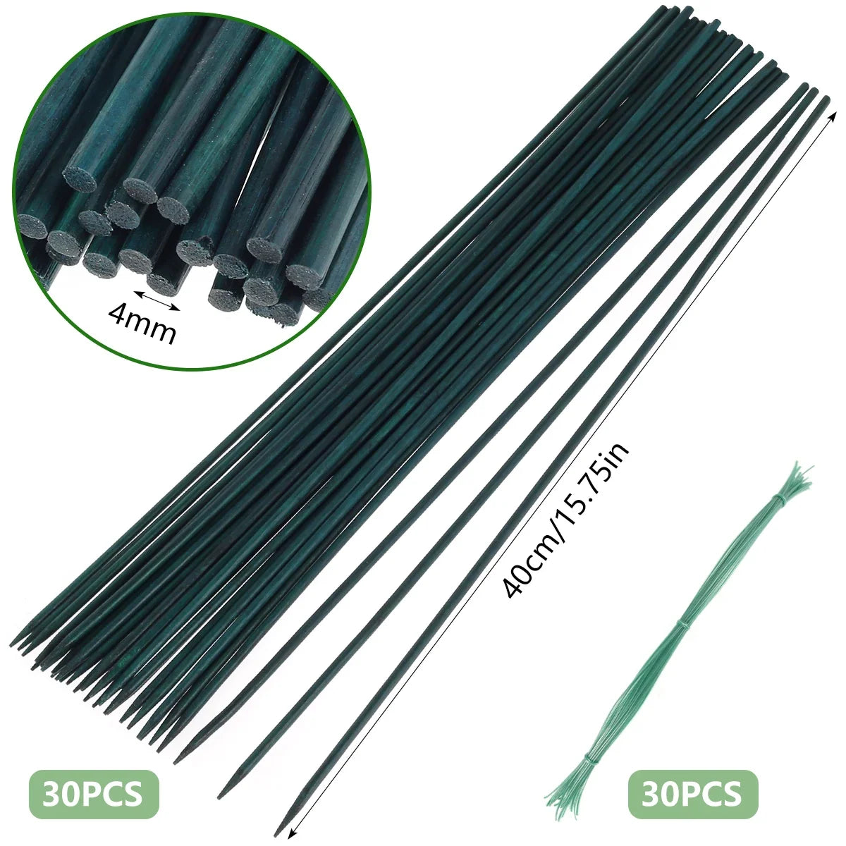 Plant Climbing Trellis, Greenhouse Hoop Kit & Garden Stakes Set
