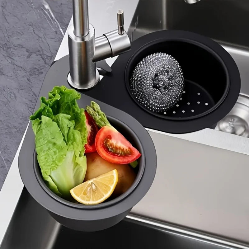 Swan Stainless Steel Sink Strainer Basket & Hanging Colander