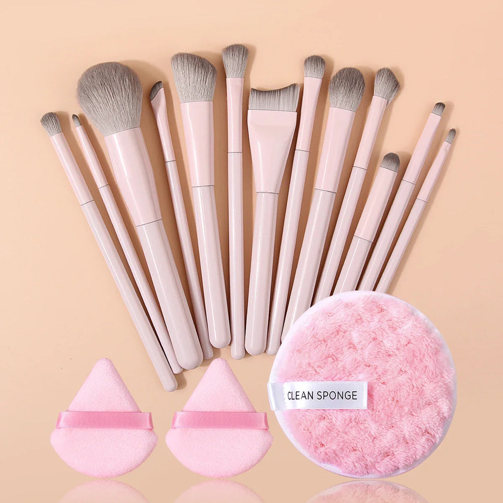 13/16Pcs Professional Makeup Brush Set for Beginners