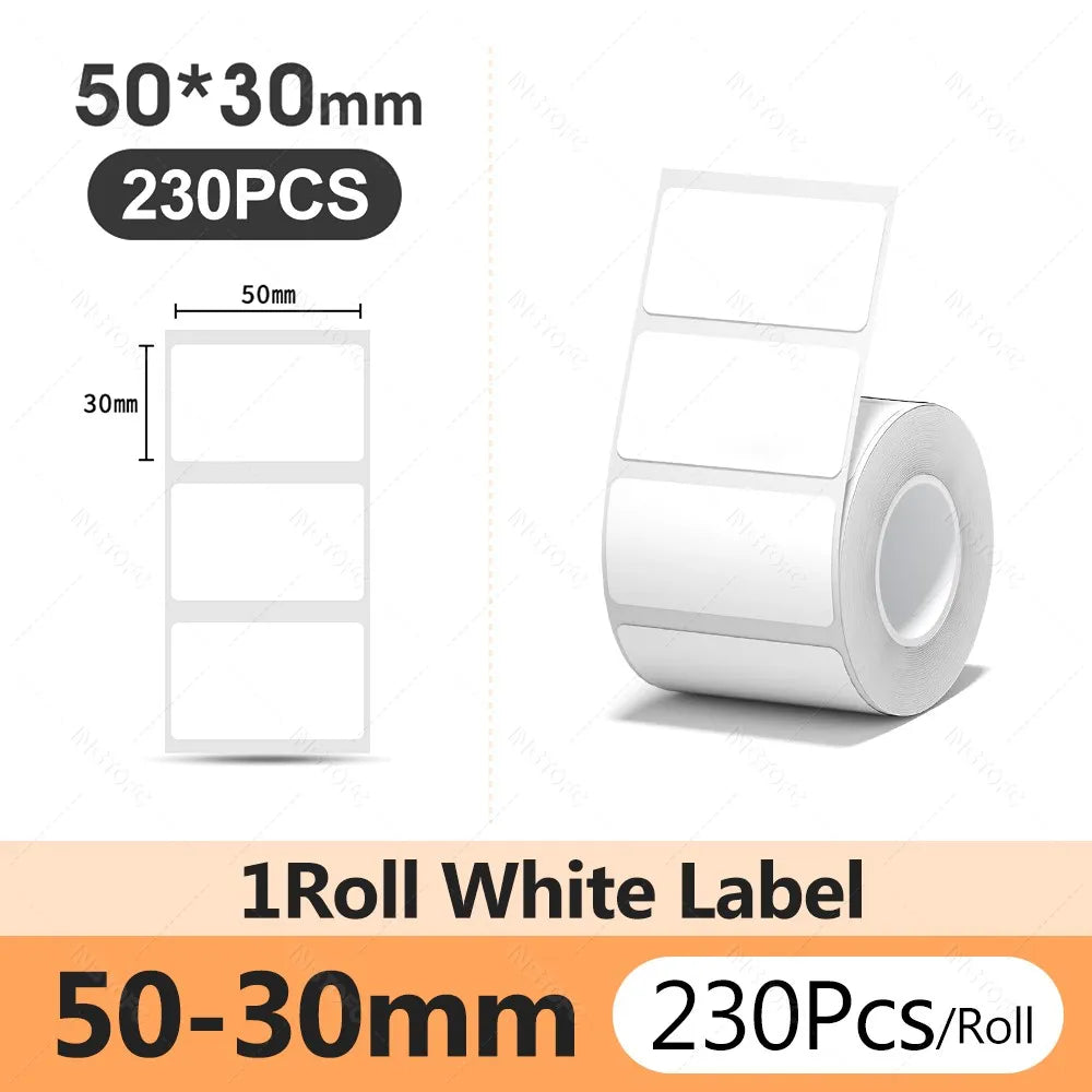 Niimbot Thermal Label Paper B1 B21 B3S – Waterproof Self-Adhesive