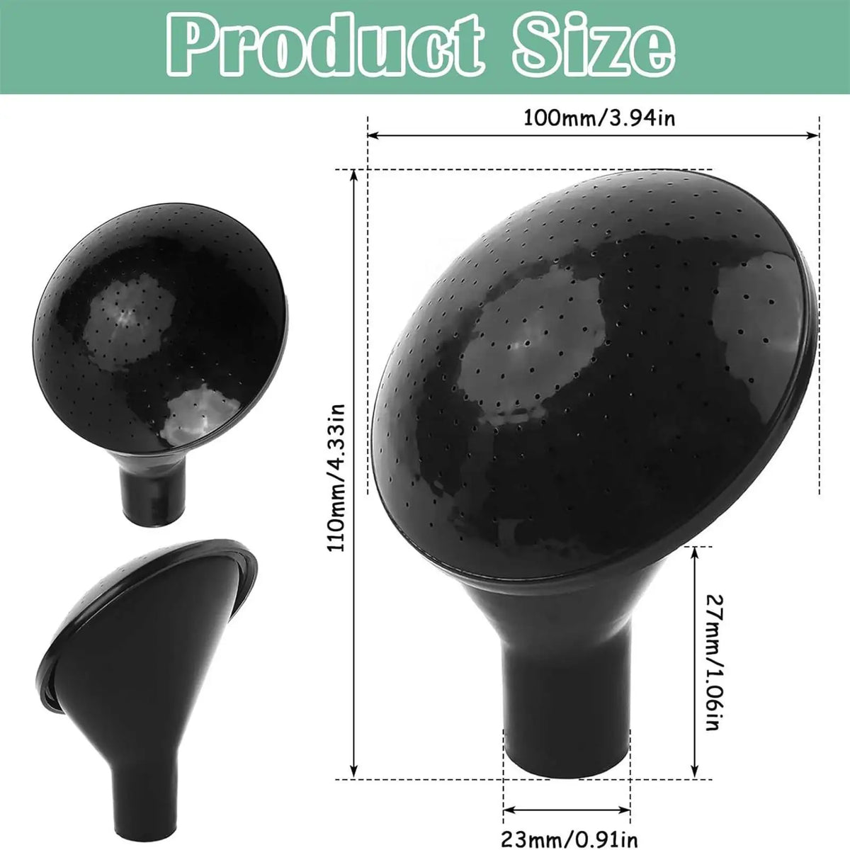 Watering Can Rose Head – Replaceable Plastic Sprayer Nozzle