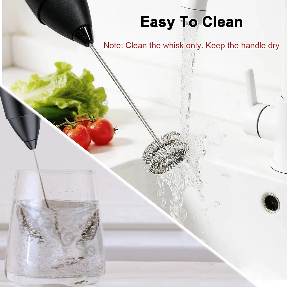 Raugee Rechargeable Handheld Milk Frother & Coffee Whisk