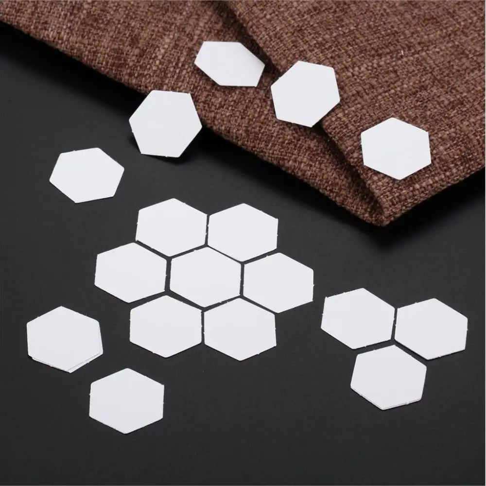 100Pcs Hexagon Paper Quilting Templates – 6 Sizes for Patchwork