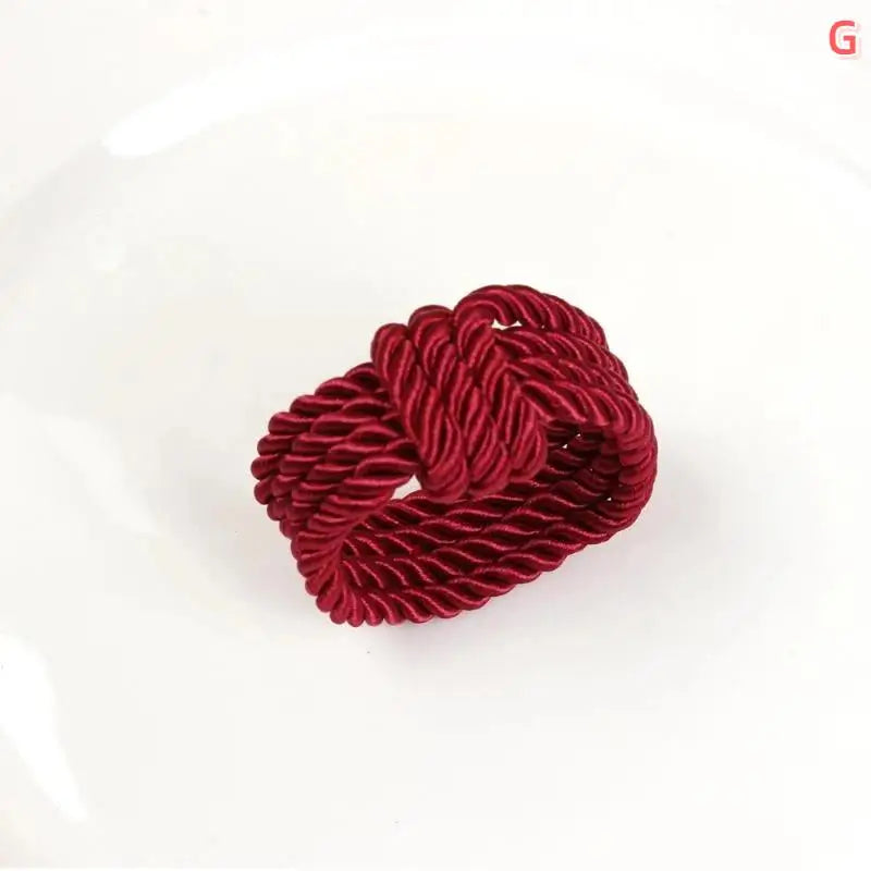 Woven Rope Napkin Rings – Wedding & Holiday Table Décor