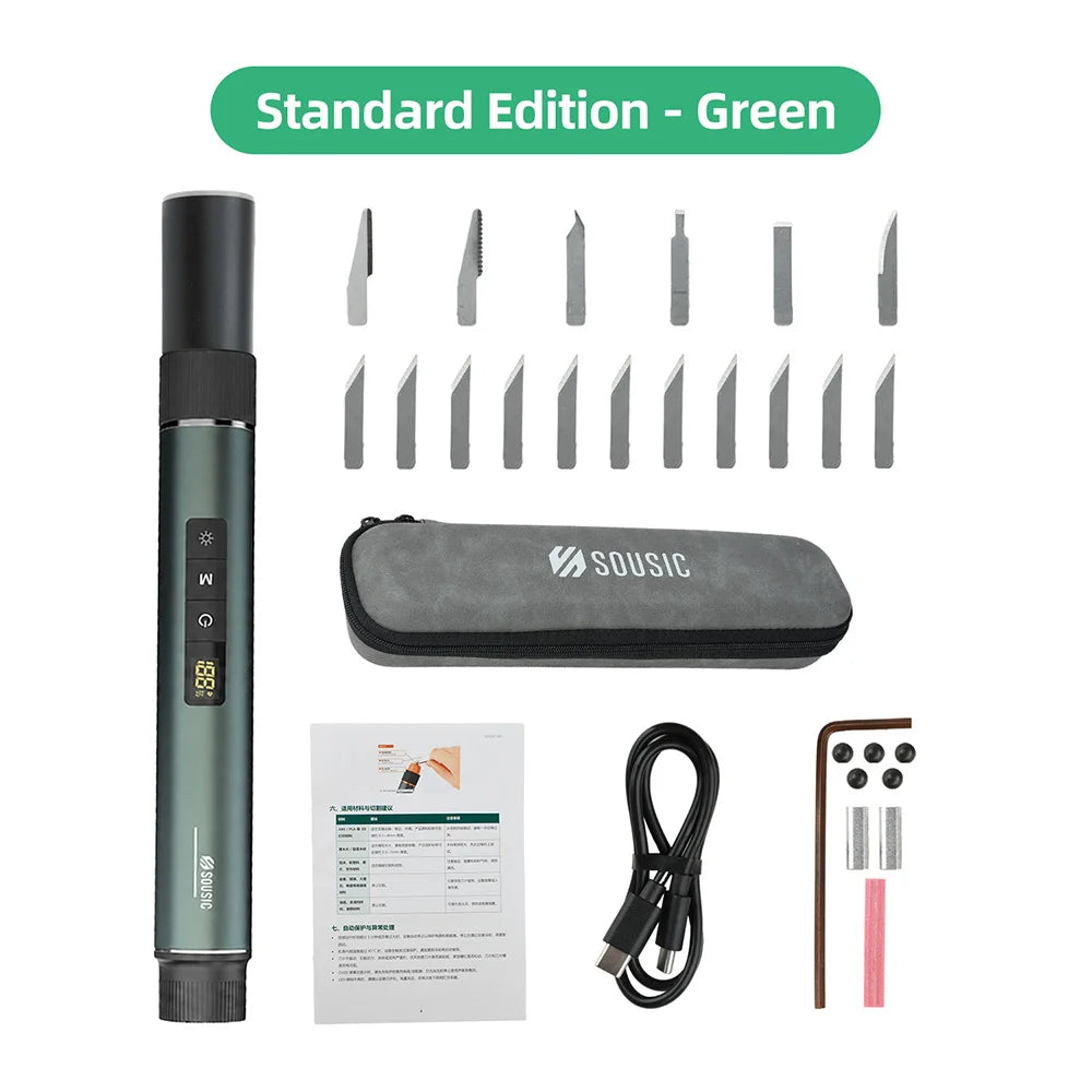 Aideepen 45W Cordless Ultrasonic Cutter – 3D Print Engraving Tool
