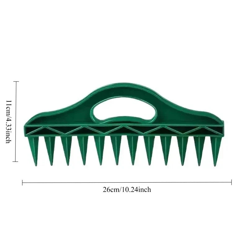 Manual Seed Spreader & Soil Dibbler – 12-Hole Garden Tool