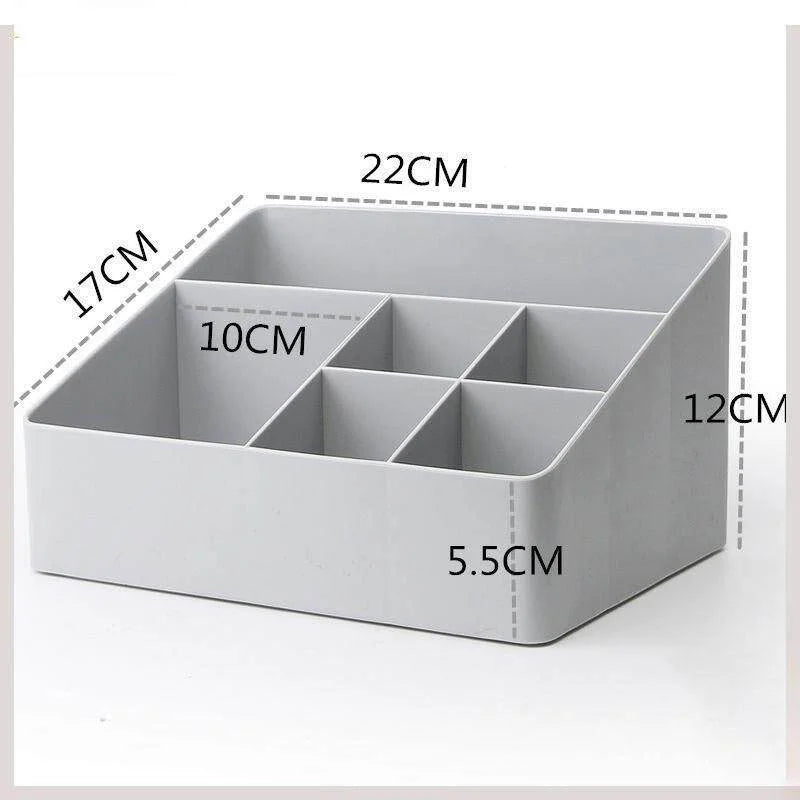 Multi-Grid Desktop Organizer | 45° Slanted Makeup & Lash Holder