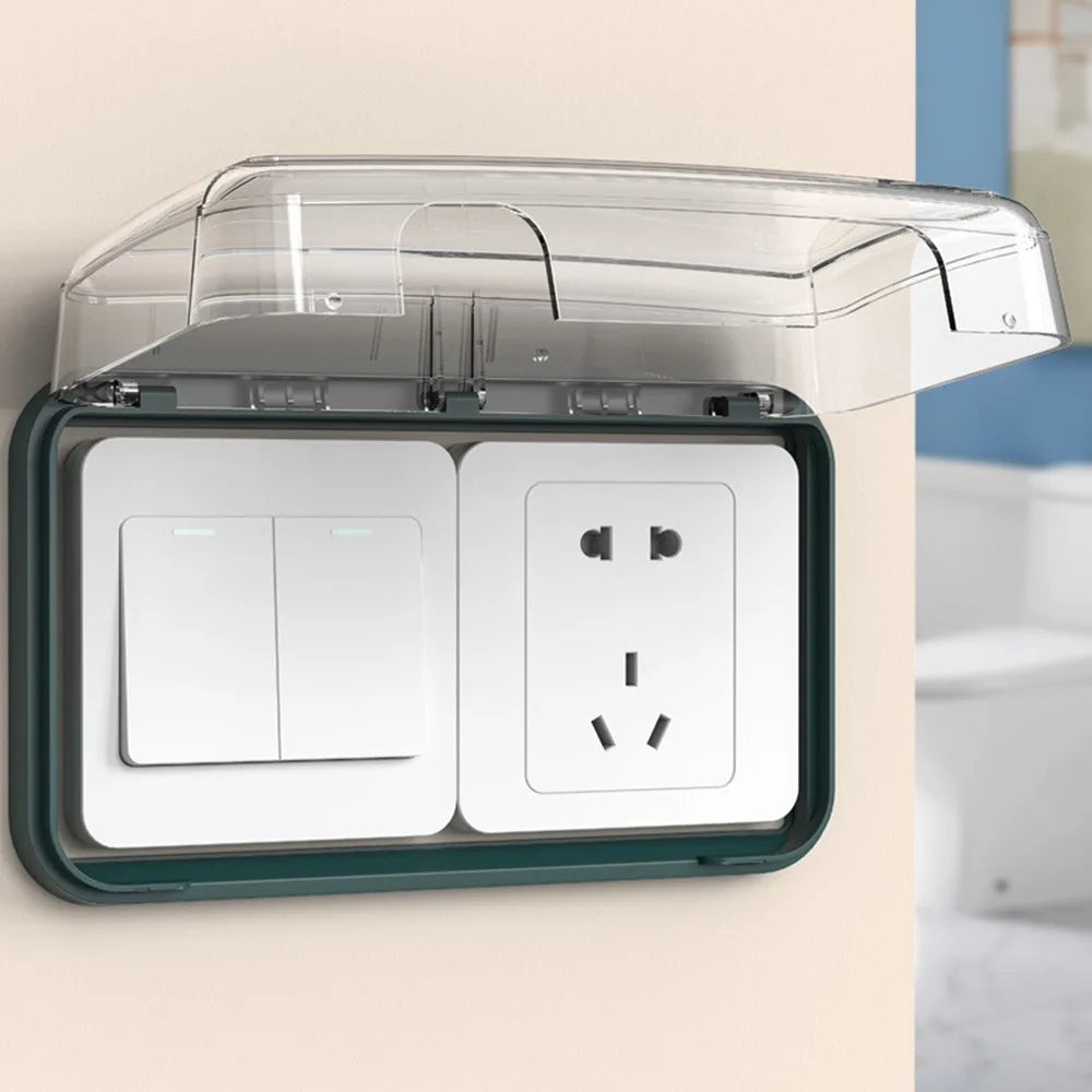 Waterproof 86 Type Outlet Switch Cover Box | Splash-Proof